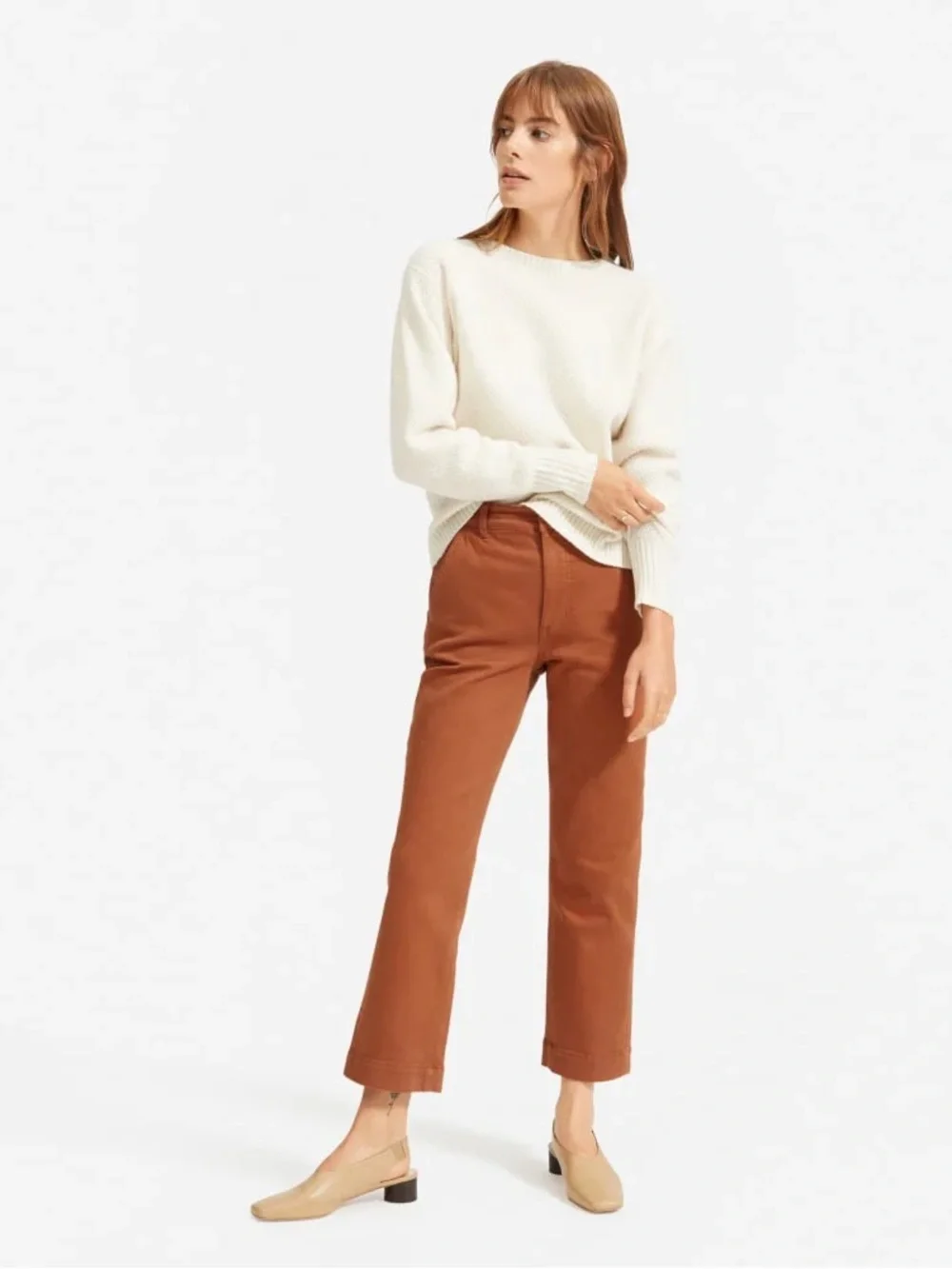 Everlane Straight Leg Crop Pants